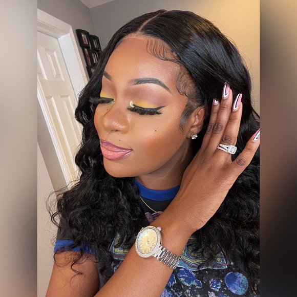 22" Loose Deep Wave Wig 4x4 Lace Closure - Wignee Hair - Picture 4 of 5